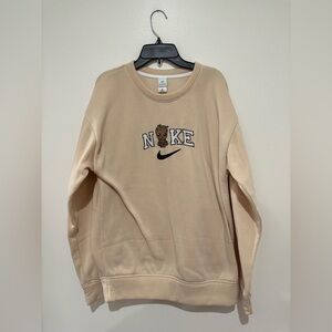 Nike/ Groot Tan Crewneck Sweater size medium